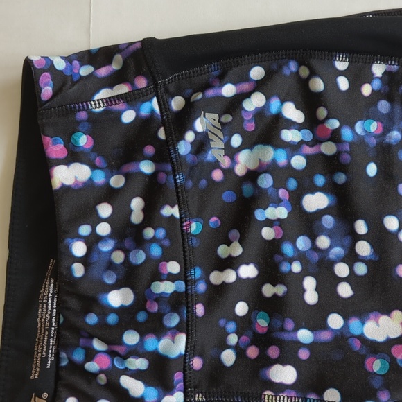 Avia Estilo Athletic Circle Yoga Legging Pant M Black Multi Pattern - Picture 7 of 16